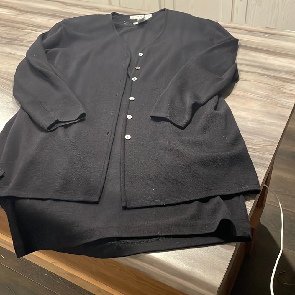 Preview Collection 2 Piece Black Dress
